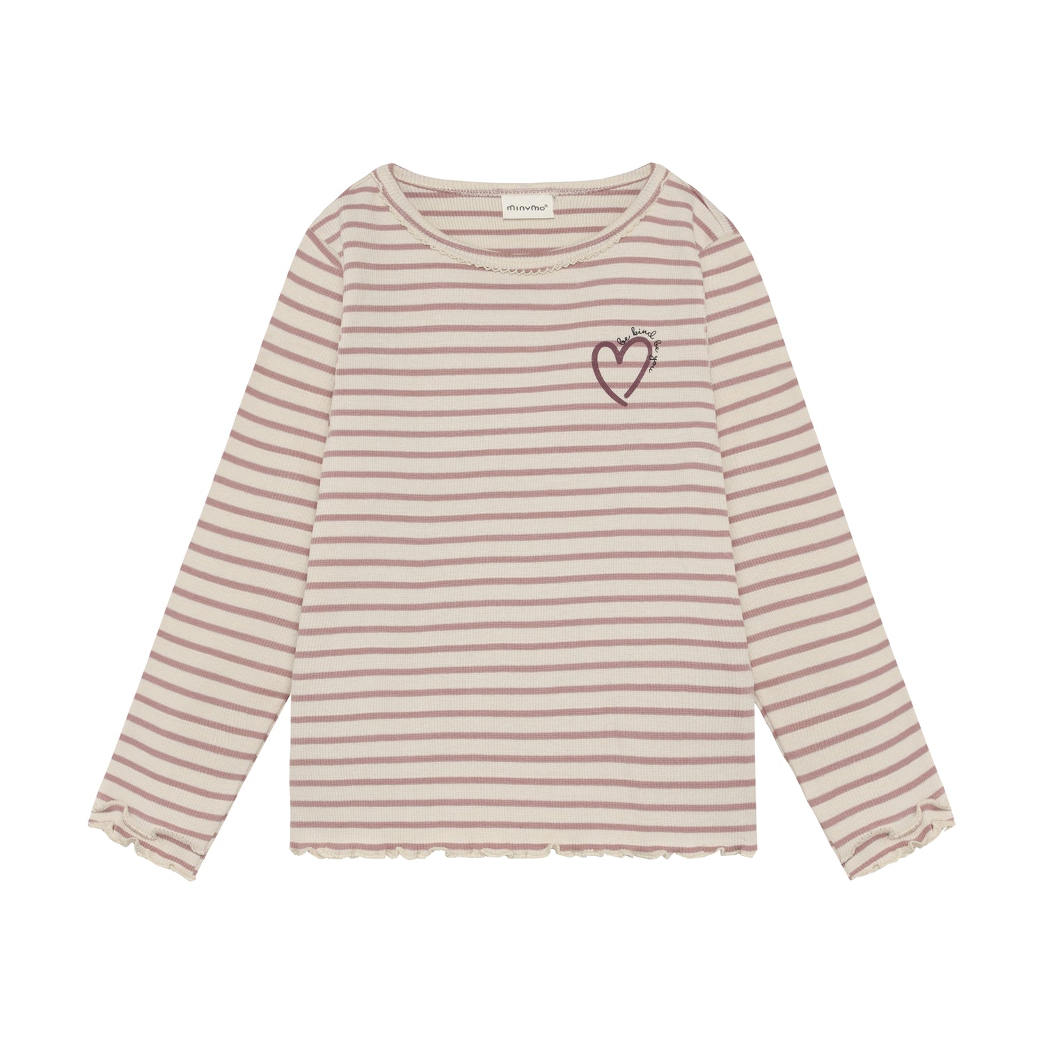 Minymo / T-Shirt LS Y/D Rib / Fawn