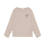 Minymo / T-Shirt LS Y/D Rib / Fawn