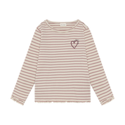 Minymo / T-Shirt LS Y/D Rib / Fawn
