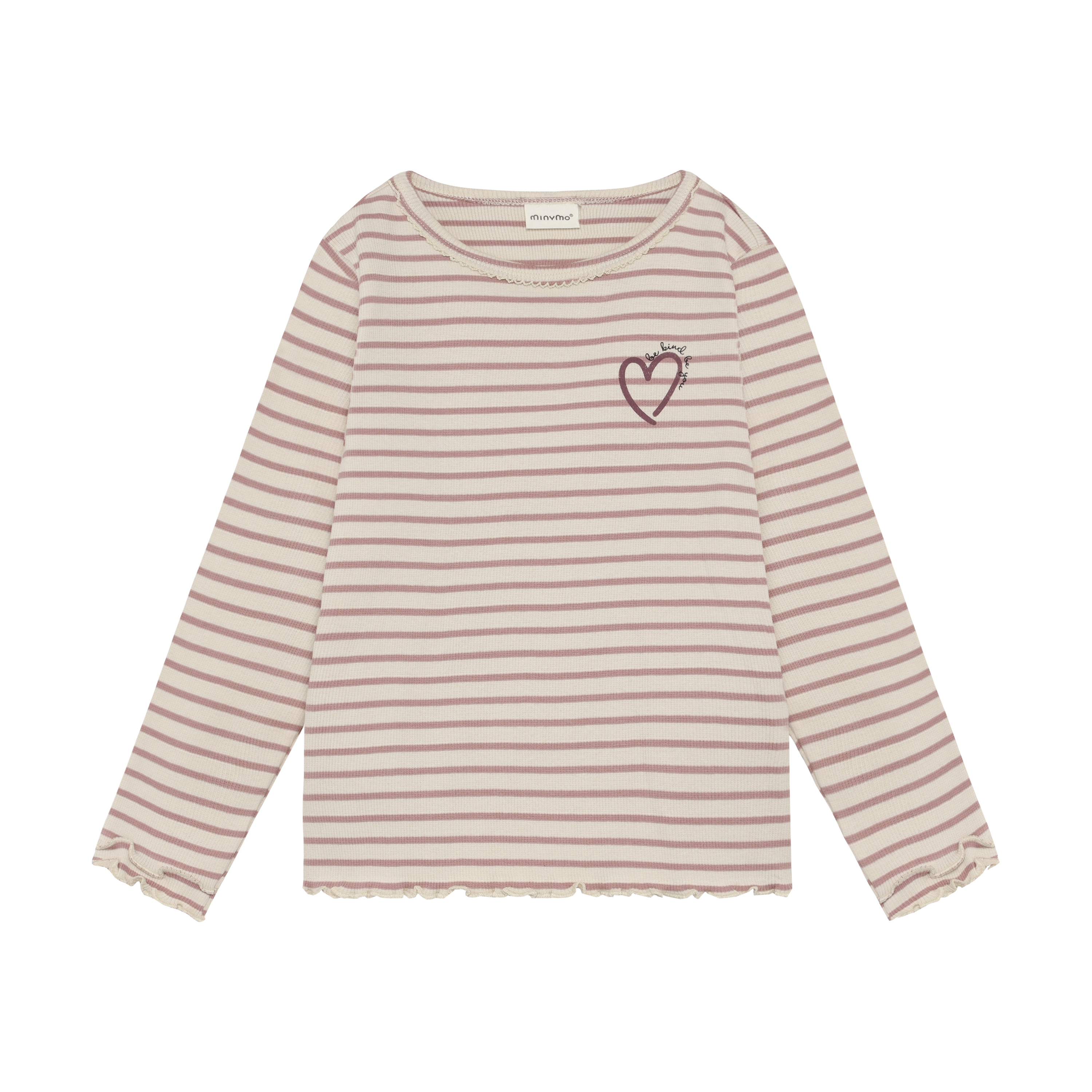 Minymo / T-Shirt LS Y/D Rib / Fawn