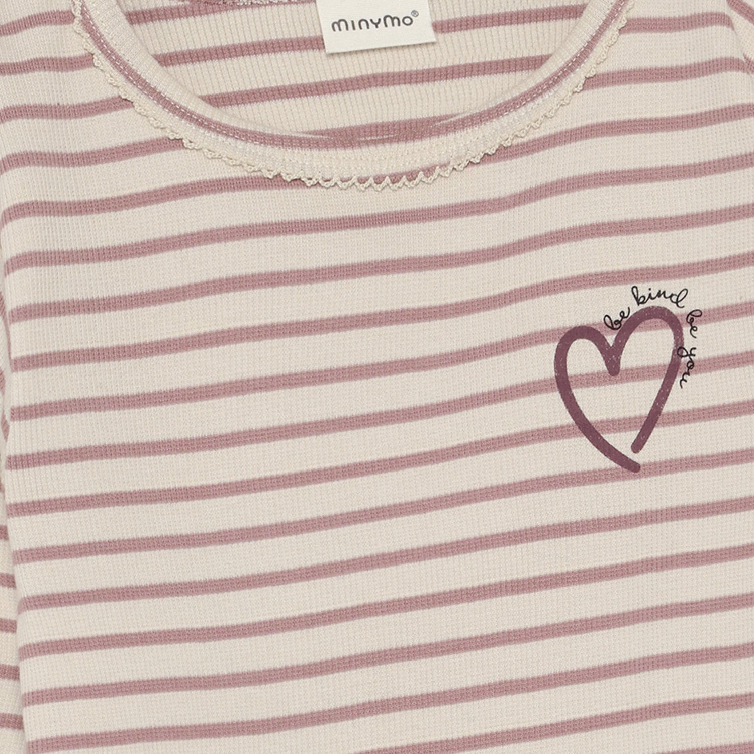 Minymo / T-Shirt LS Y/D Rib / Fawn