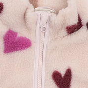 Minymo / Teddy Jacket AOP w. Lining / Hushed Violet