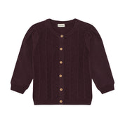 Minymo / Cardigan Knit / Huckleberry
