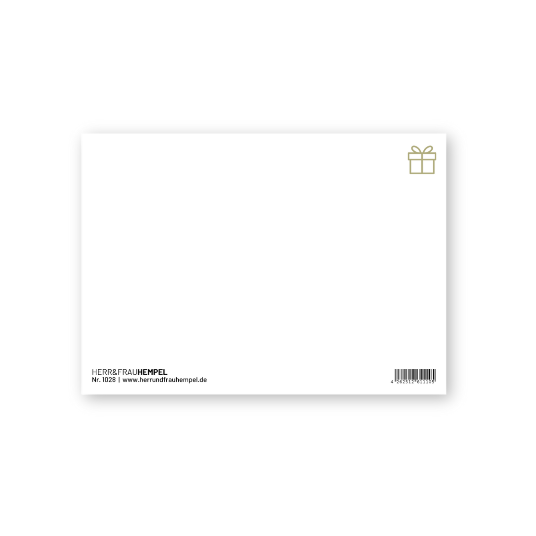 HERR&FRAUHEMPEL - Postkarte - GUTSCHEIN