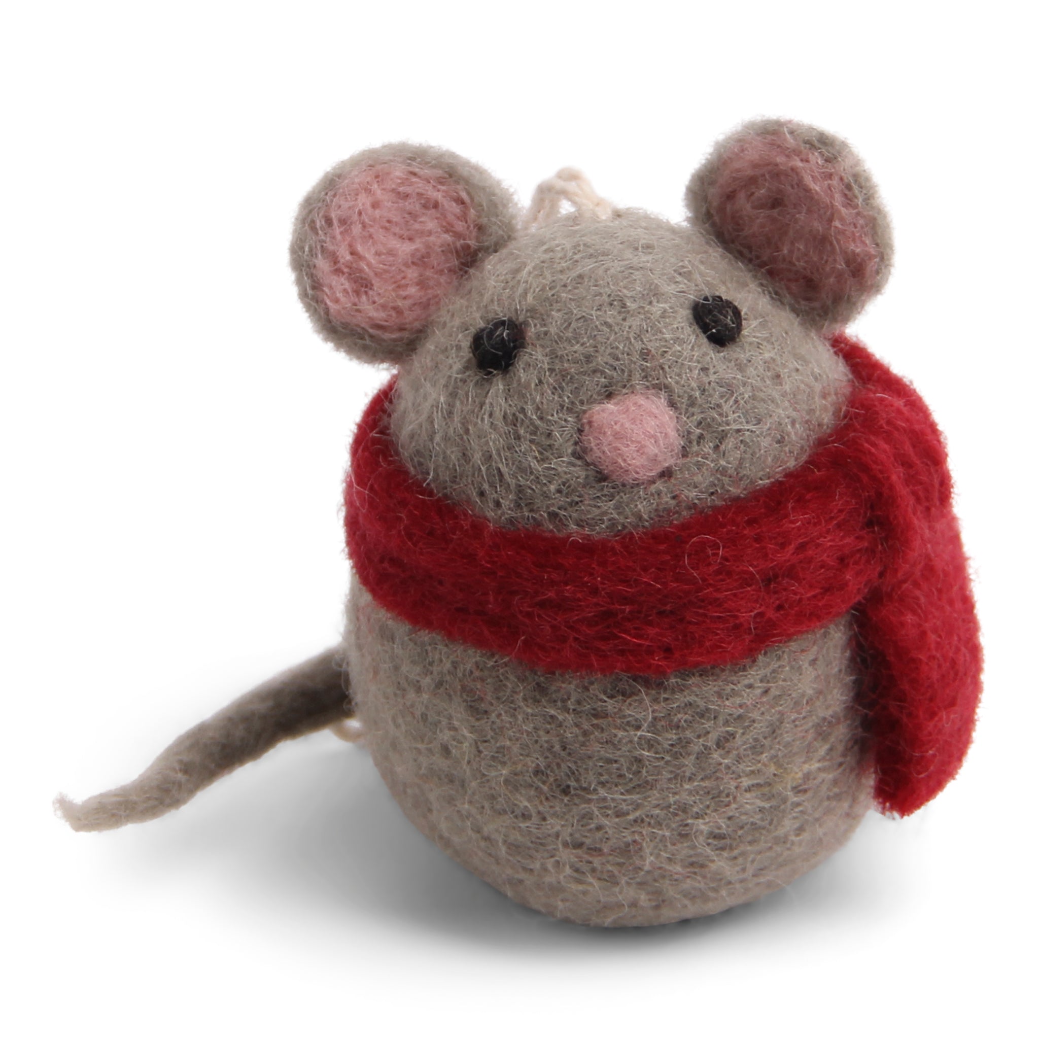 Gry & Sif / Christmas Ornaments / Mouse w/Scarf