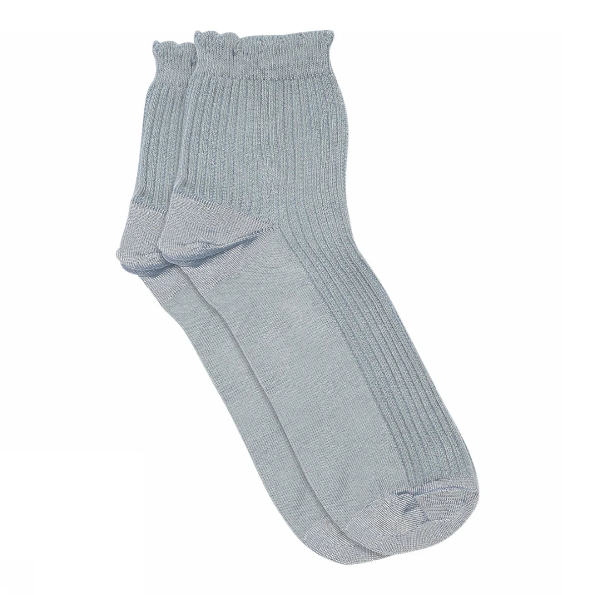 mp Denmark / Vivian short socks / Dusty Blue