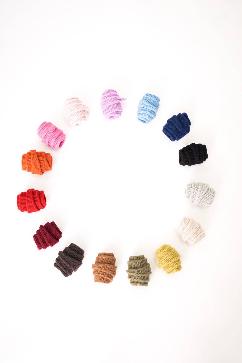 Kleines Dreieckstuch « Sophie »: Taupe