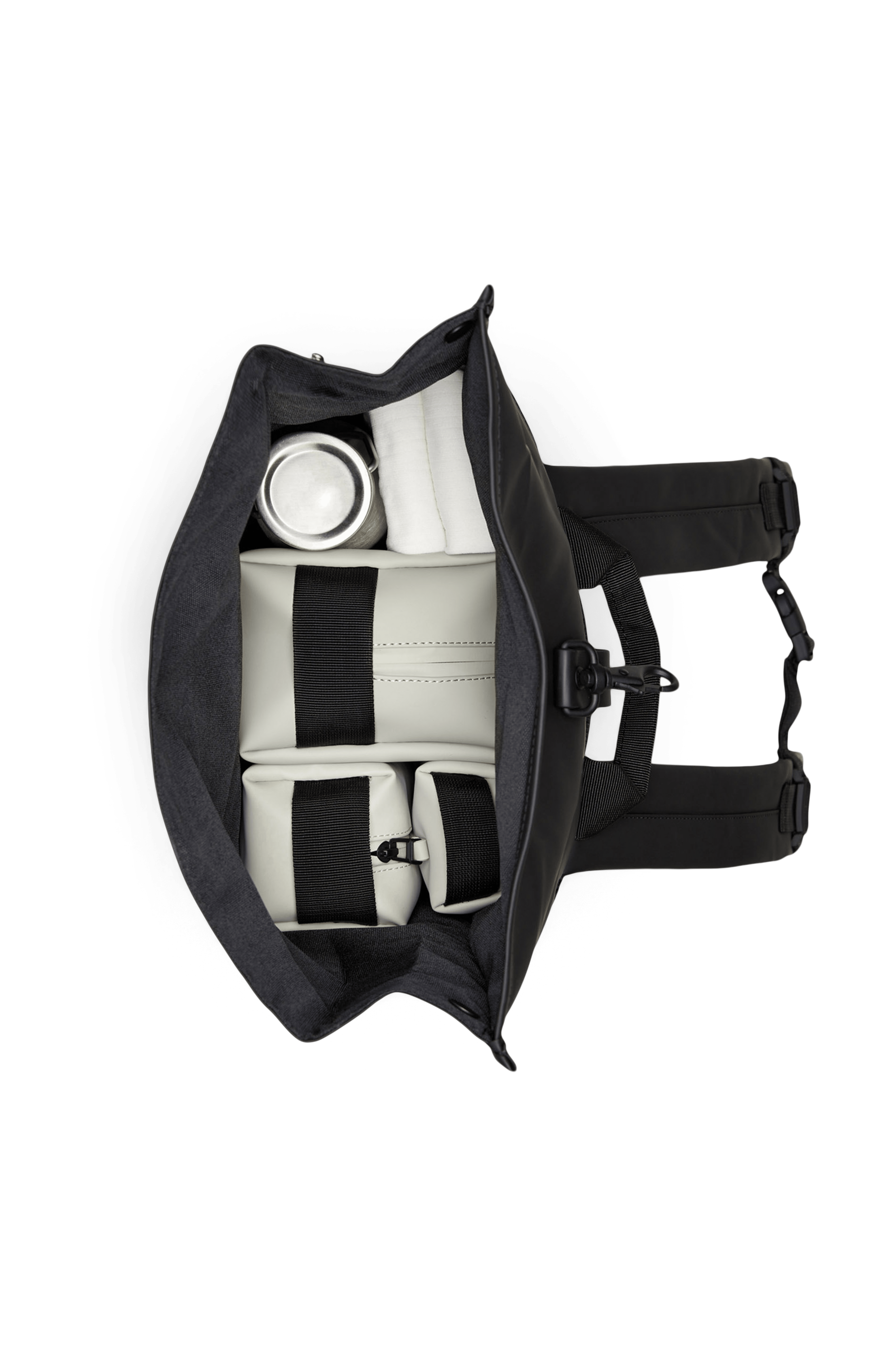 Rains / Rolltop Rucksack W3 / Black