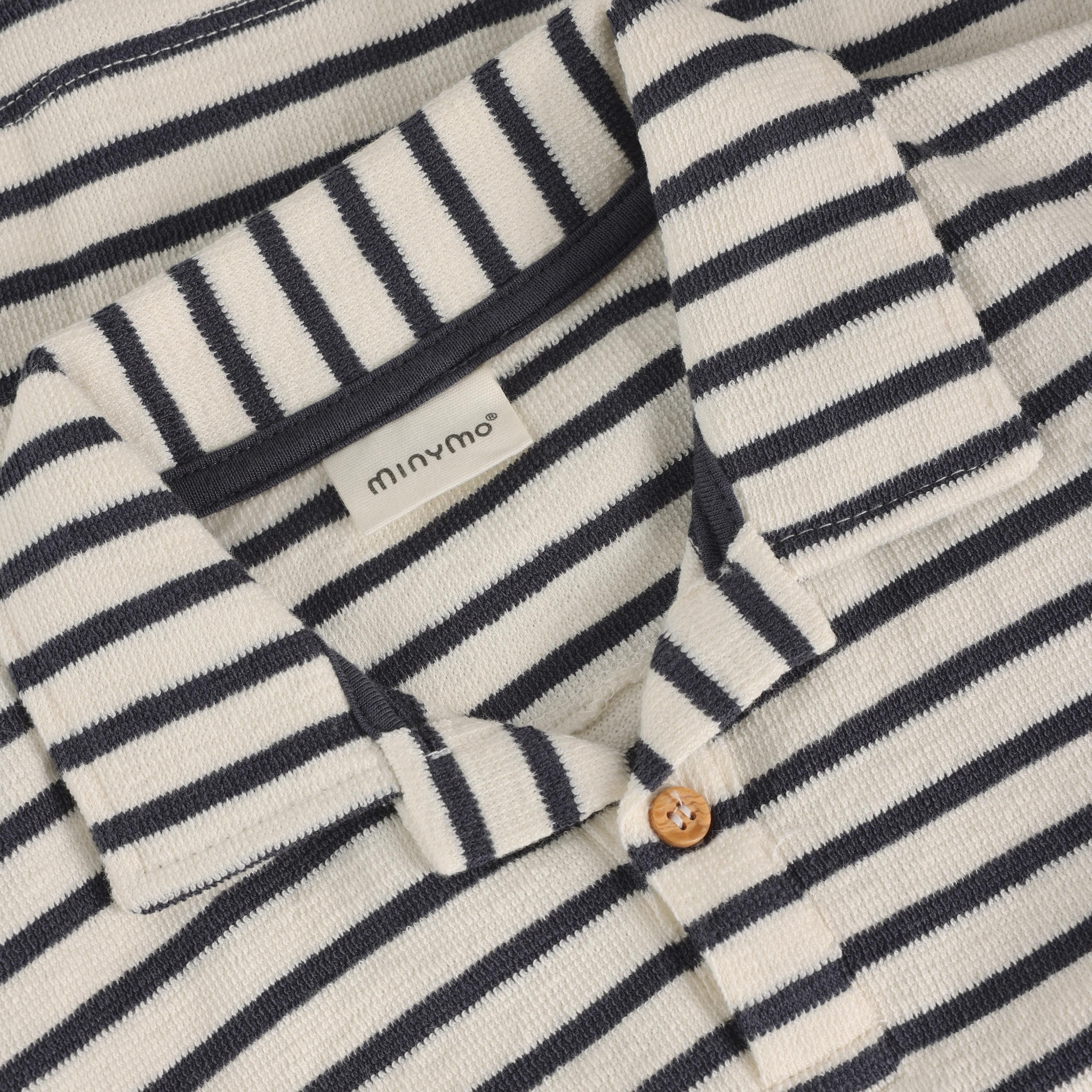 Minymo / Polo T-shirt SS Y/D / Vanilla Ice