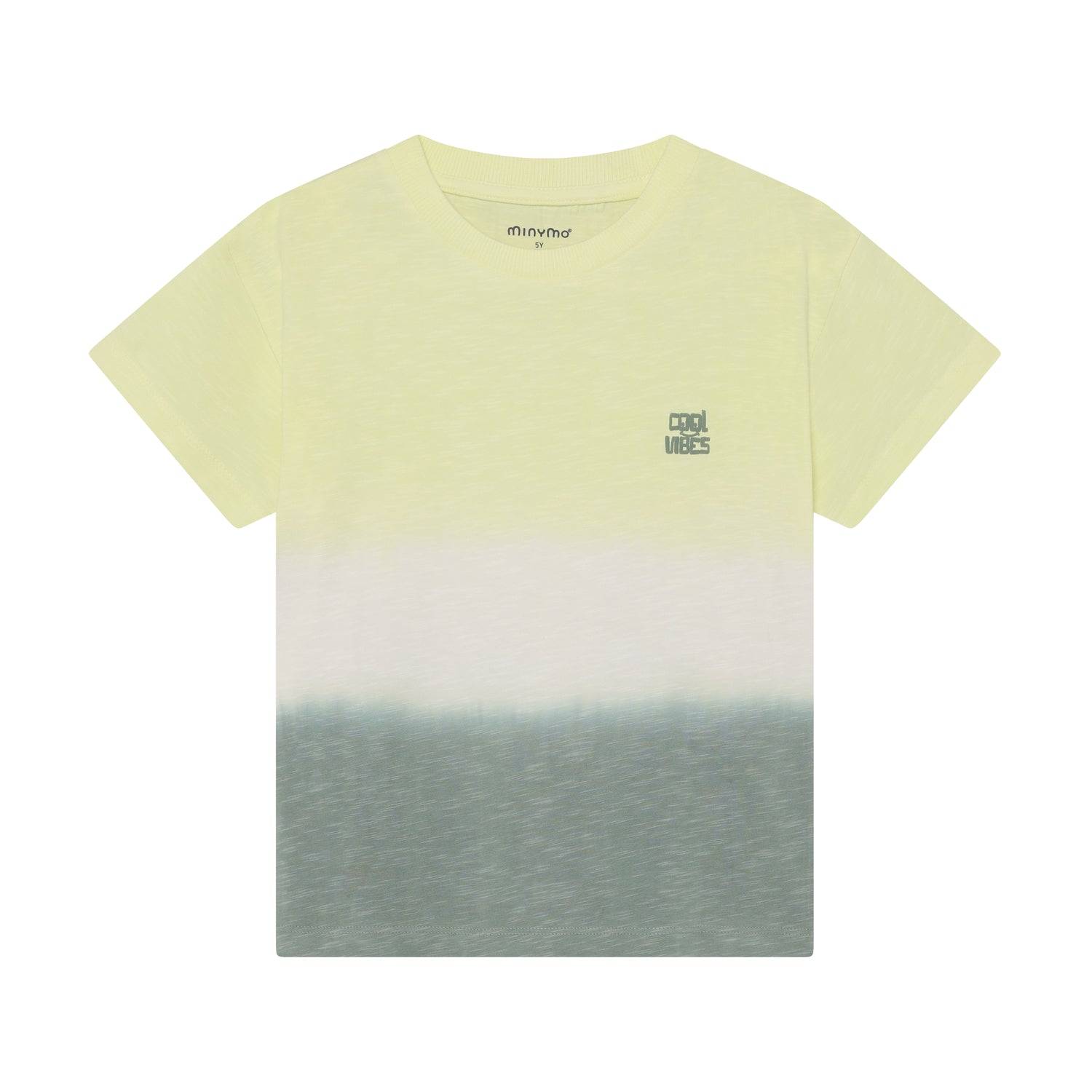 Minymo / T-shirt SS AOP / White Jade