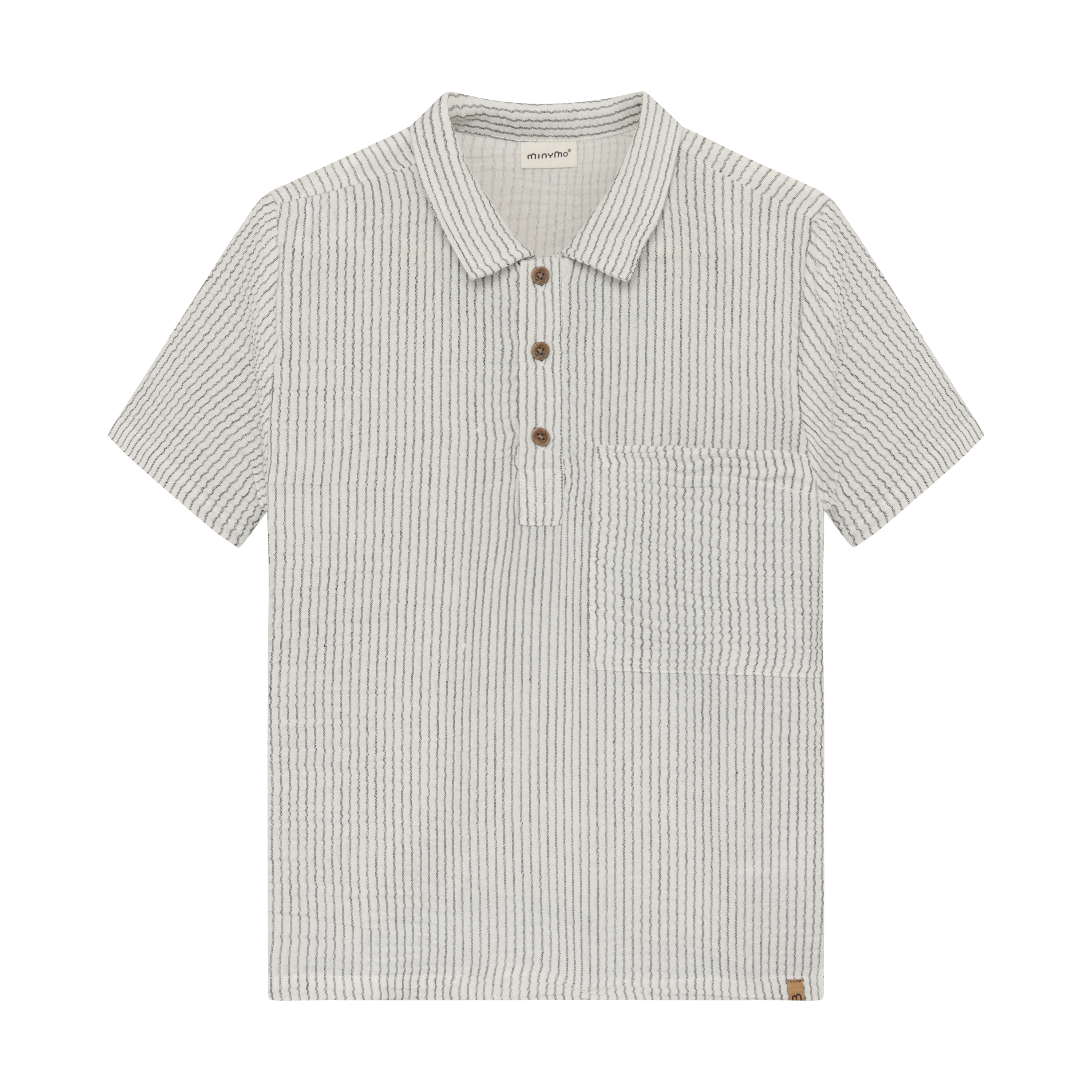 Minymo / Shirt SS Y/D / Odyssey Gray