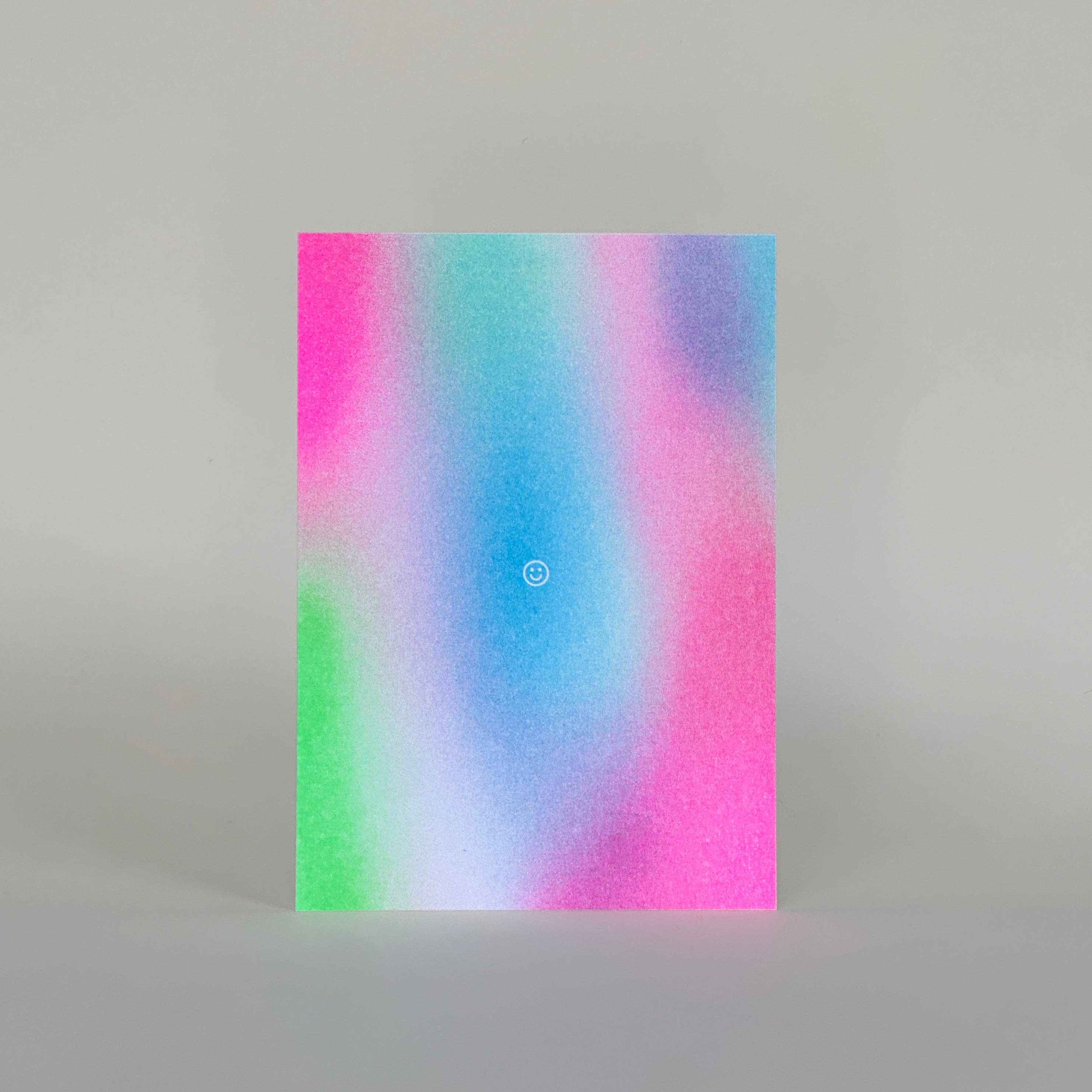 Smilie Verlauf Postkarte