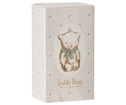 Maileg / Metallornament, Teddybär - Weiß/Blau