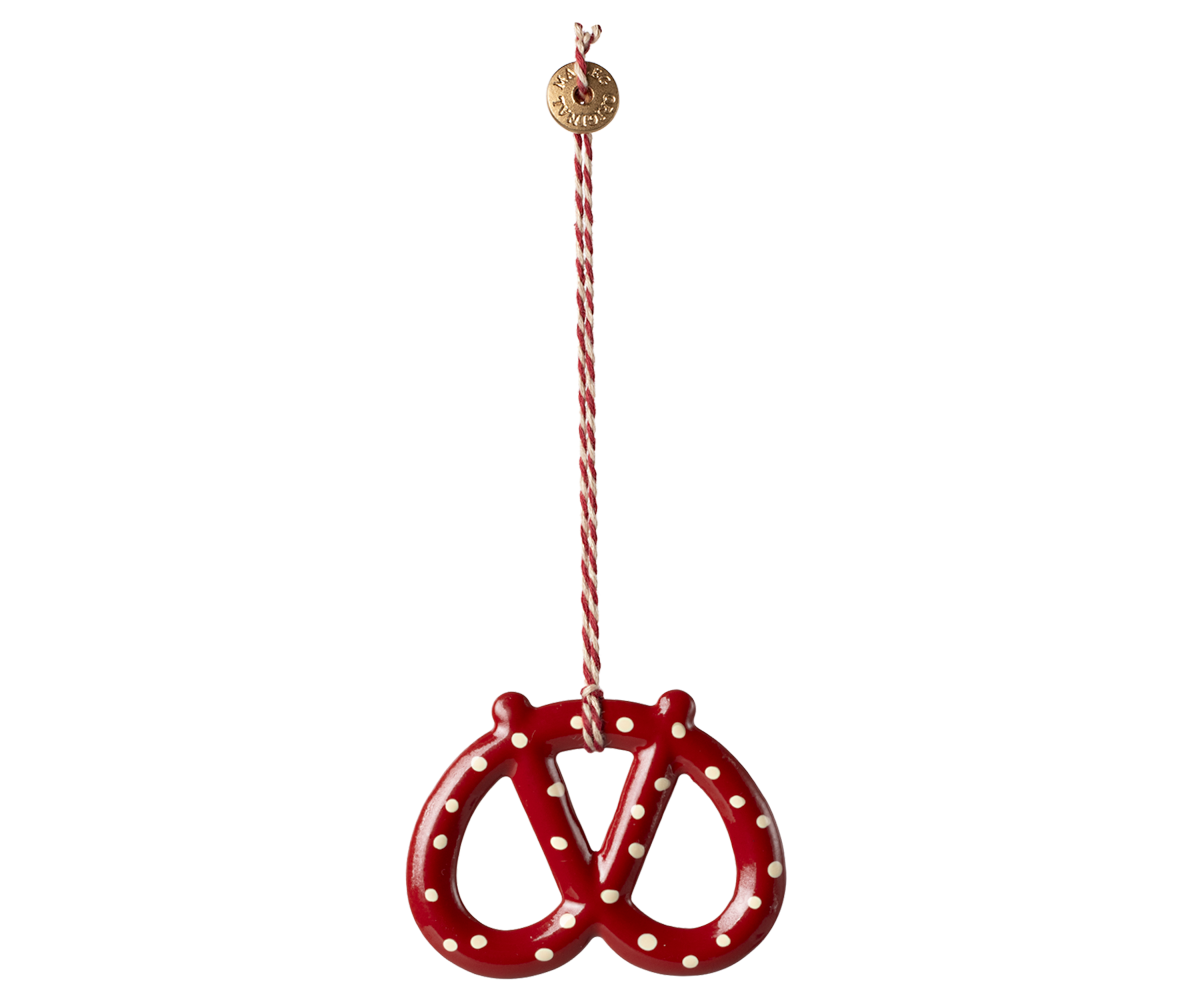 Maileg / Metallornament, Brezel - Punkt