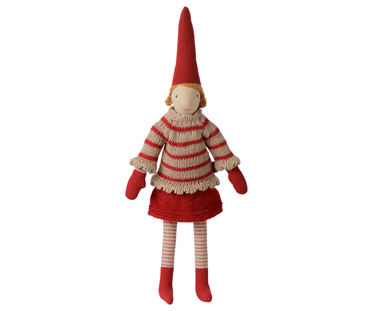 Maileg / Pixy, Größe 2 – Mädchen – Gestreifter gestrickter Pullover