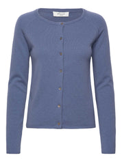 Rosemunde / RWLaica Cashmere LS O-neck Raglan Cardigan / infinity