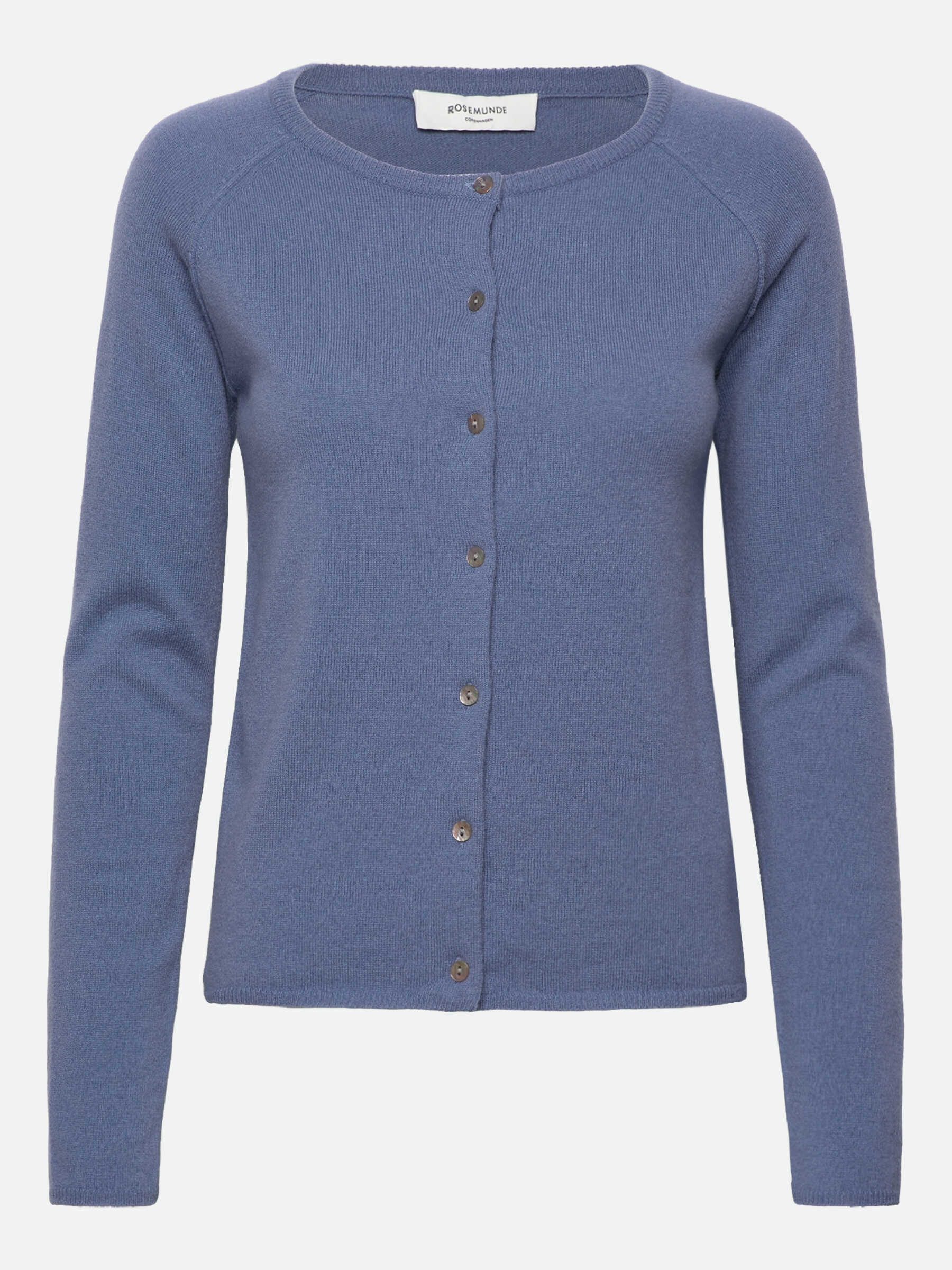 Rosemunde / RWLaica Cashmere LS O-neck Raglan Cardigan / infinity