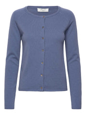 Rosemunde / RWLaica Cashmere LS O-neck Raglan Cardigan / infinity