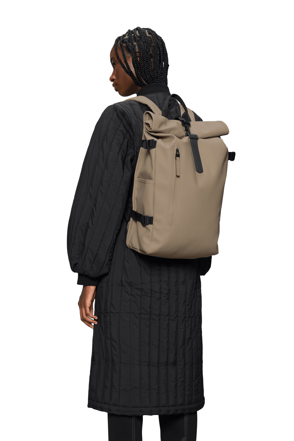 Rains / Rolltop Rucksack Large W3 / Beige