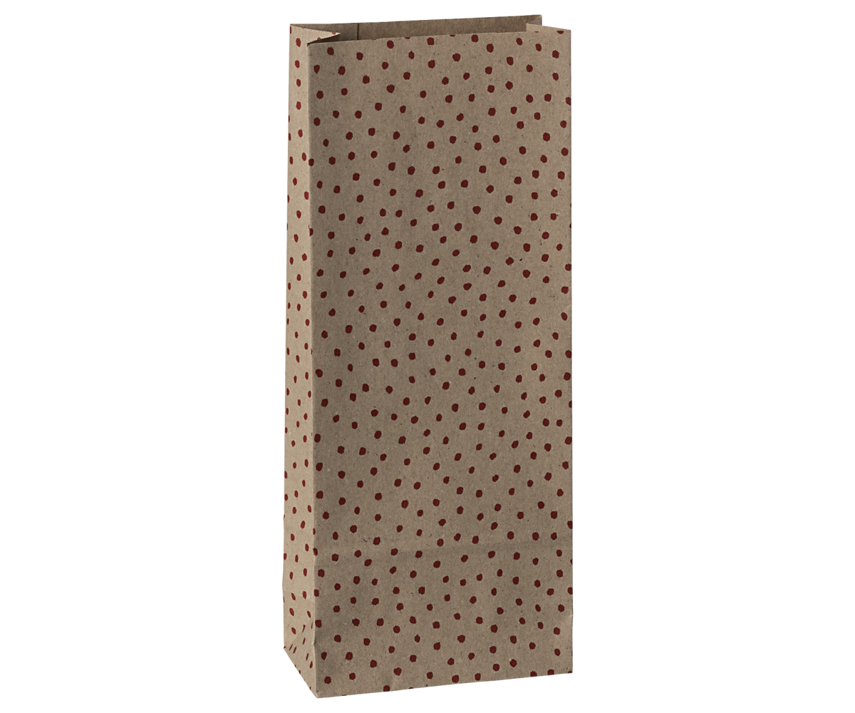 Maileg / Geschenktüte, Polka rot - Mini