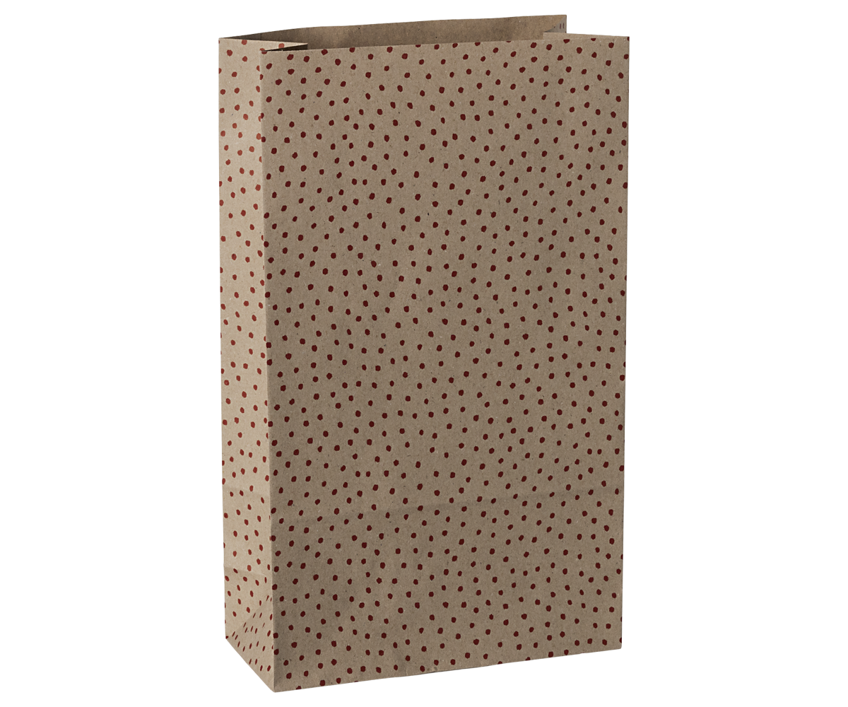Maileg / Geschenktüte, Polka rot