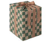 Maileg / Geschenkpapier, 10 m - Karo - Grün
