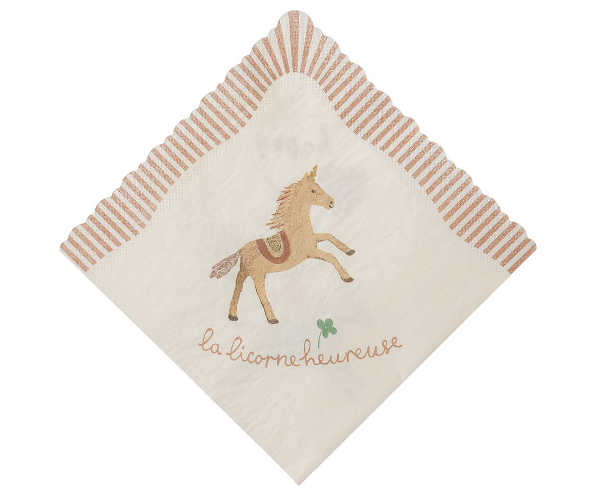 Maileg / Serviette, Einhorn