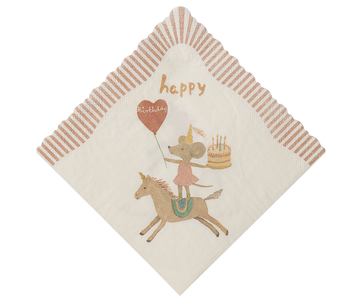 Maileg / Serviette, Einhorn