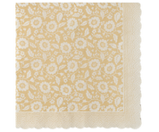 Maileg / Serviette, Blumen - Gelb