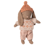Maileg / Winterhase, Micro - Braun - Rosa