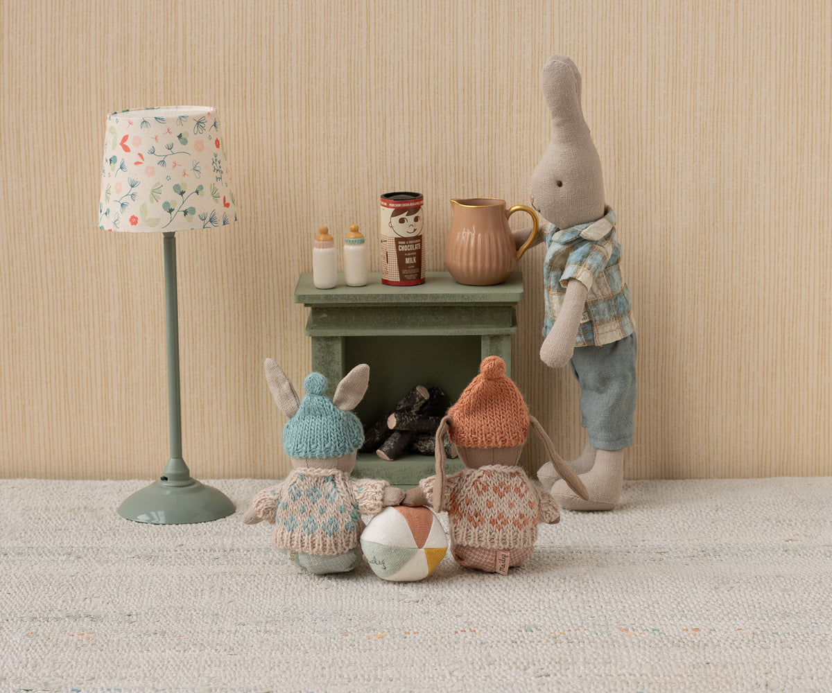 Maileg / Winterhase, Micro - Braun - Rosa