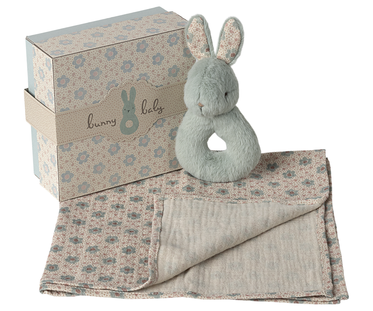 Maileg / Kaninchen Rassel Set - Minze
