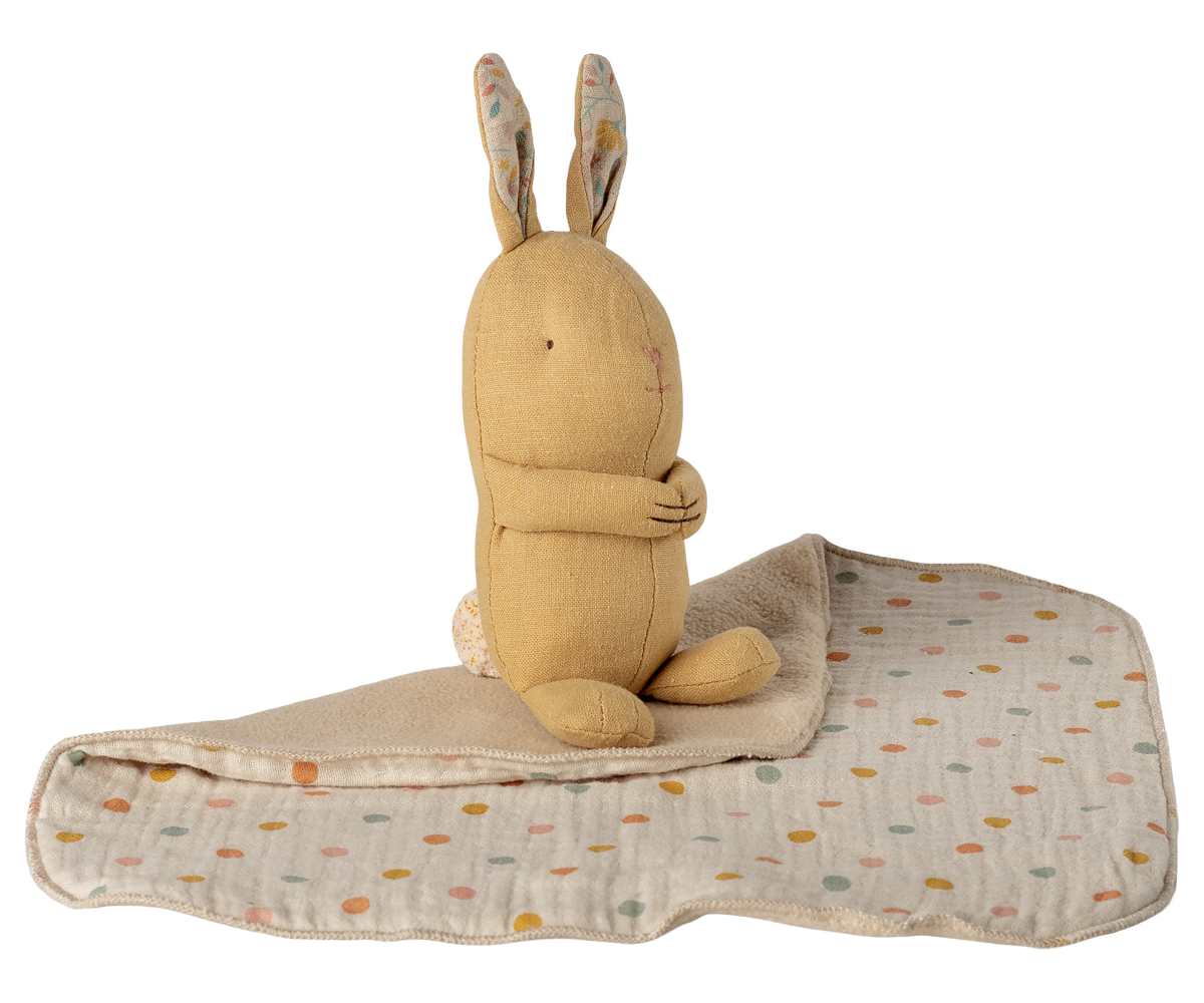 Maileg / Lullaby Friends, Hase, Mini – Cremegelb
