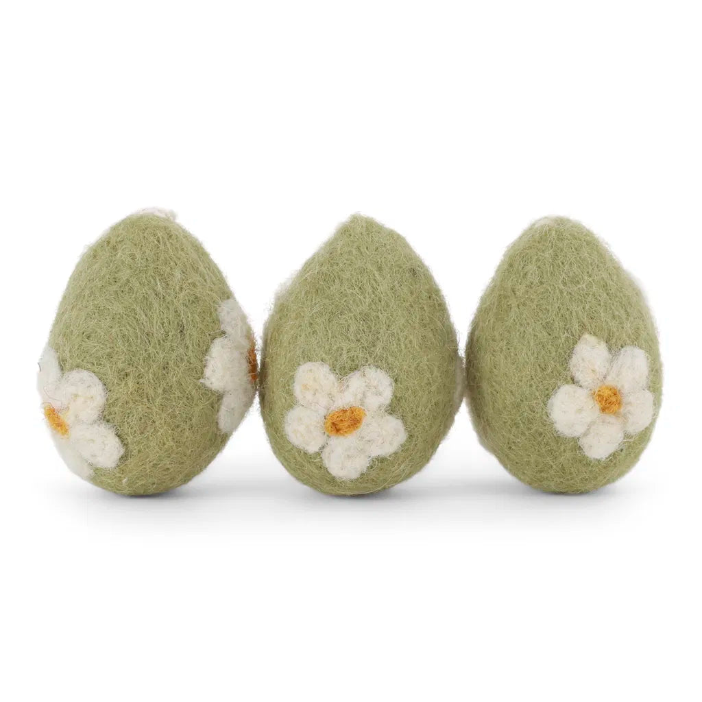 Gry & Sif / Eggs Mint Flowers - Set of 3