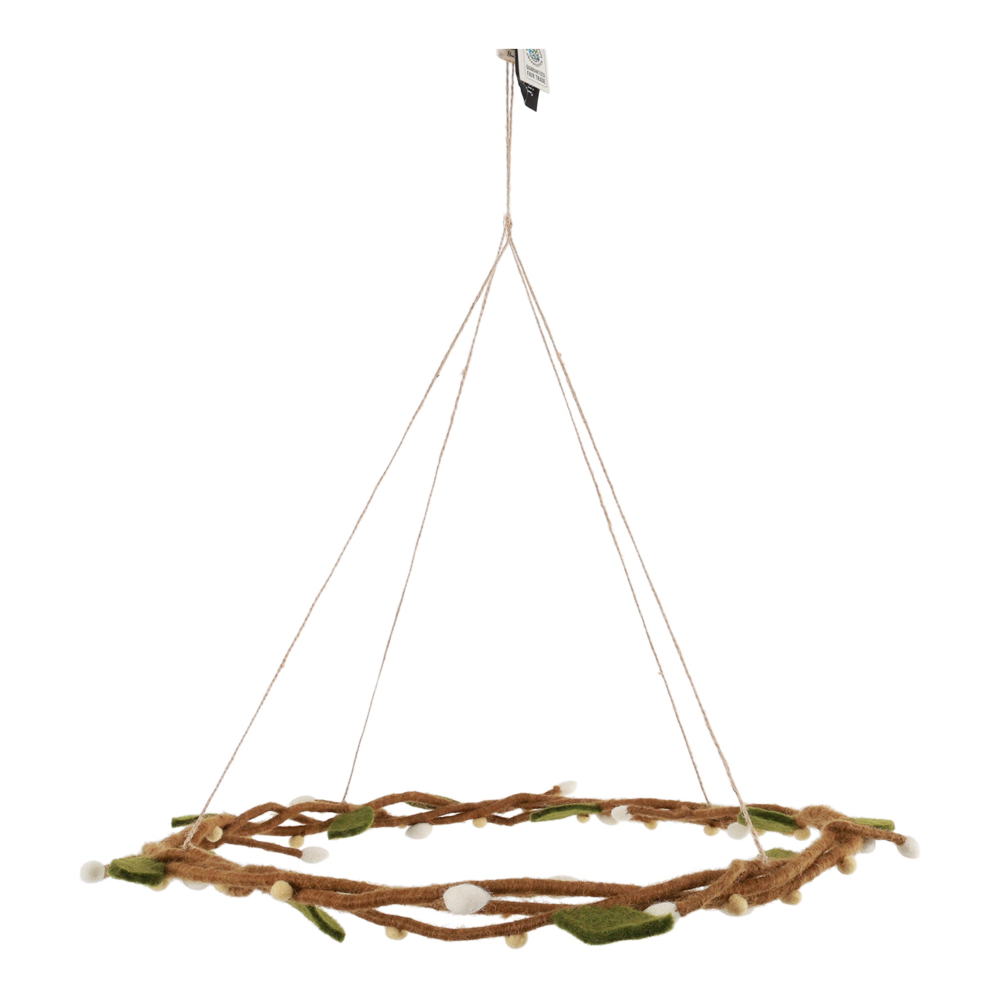 Gry & Sif/ Wreath w/Light Yellow Berries-45cm
