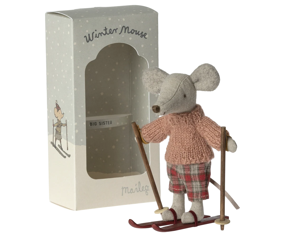 Maileg /  Wintermaus mit Ski, Große Schwester