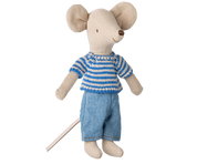 Maileg / Strickpullover und Hose für Großer Bruder Maus