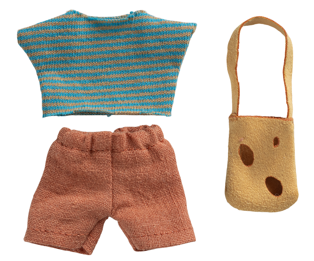 Maileg / Kleidung und Tasche, Kleiner Bruder Maus