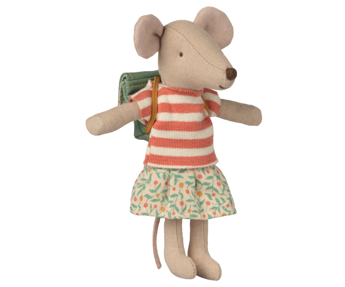 Maileg / Kleidung und Tasche, Große Schwester Maus – Grün