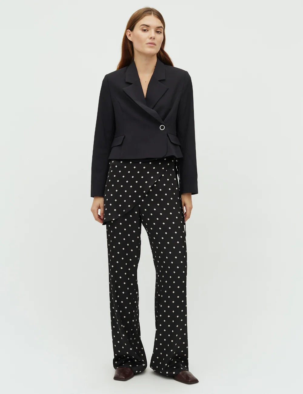 MbyM / SHERMAN-M HOSE / BLACK SUGAR DOTS