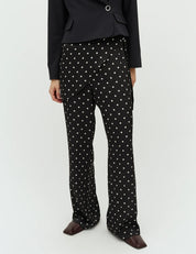 MbyM / SHERMAN-M HOSE / BLACK SUGAR DOTS