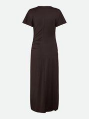 Rosemunde / RWBridget O-neck Long Dress / Mole