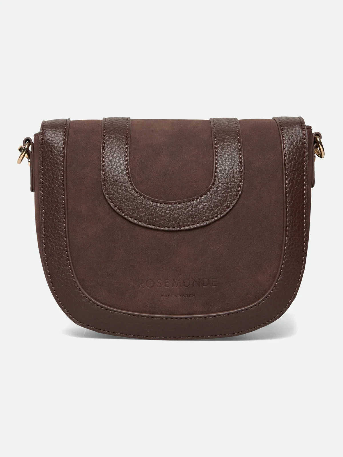 Rosemunde / RBMunich Mix Cross Body Bag / Dark Chocolate Gold