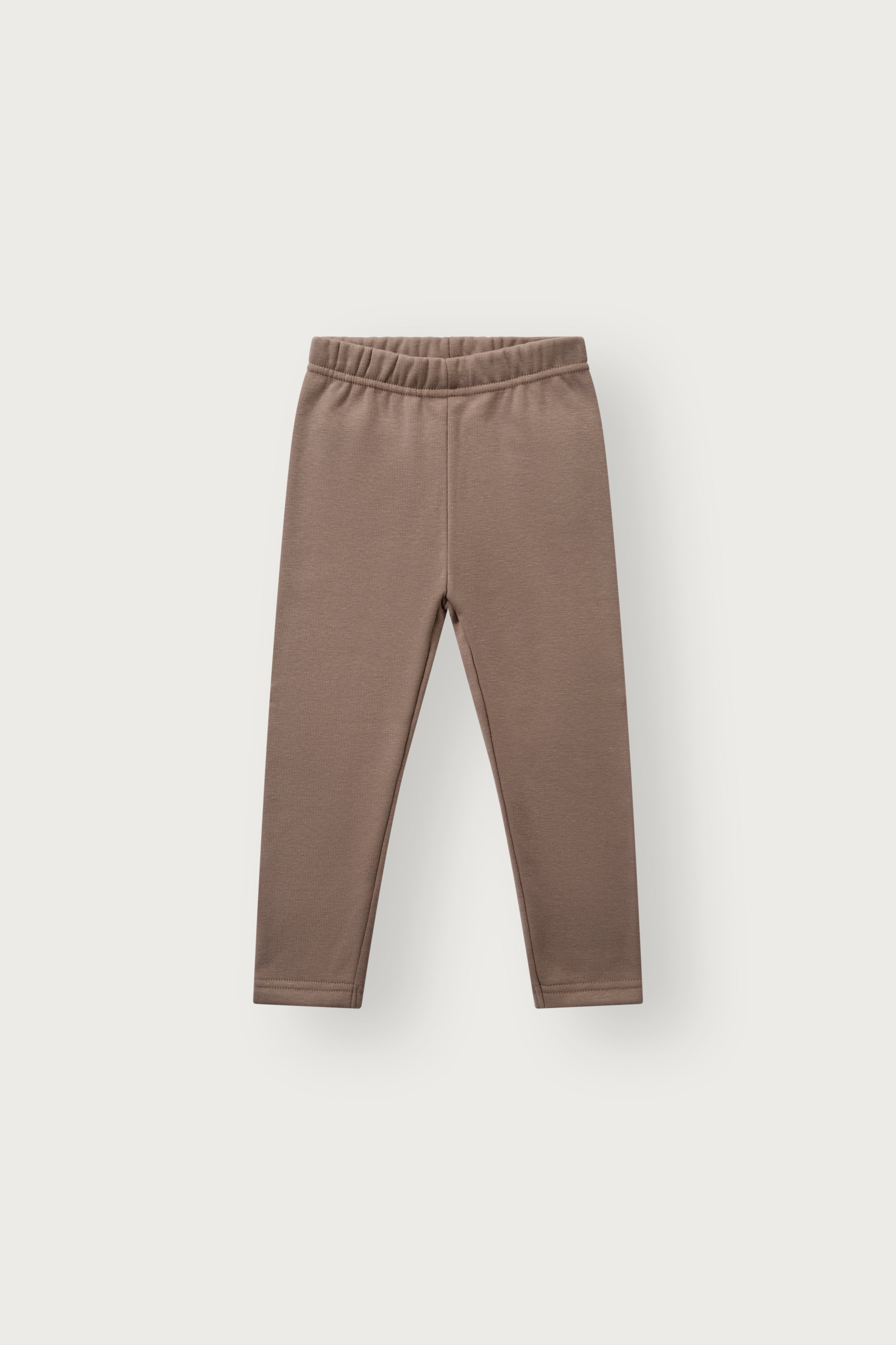 Hust & Claire / HCLisa Fleece Solid Leggings / 3554 Biscuit