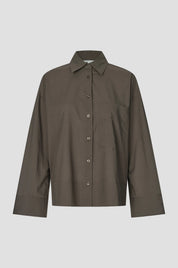 SECOND FEMALE / Lanna Shirt / Black Olive