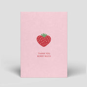 Naturbedacht - Postkarte - Danke - Thank you berry much - Nr. 221