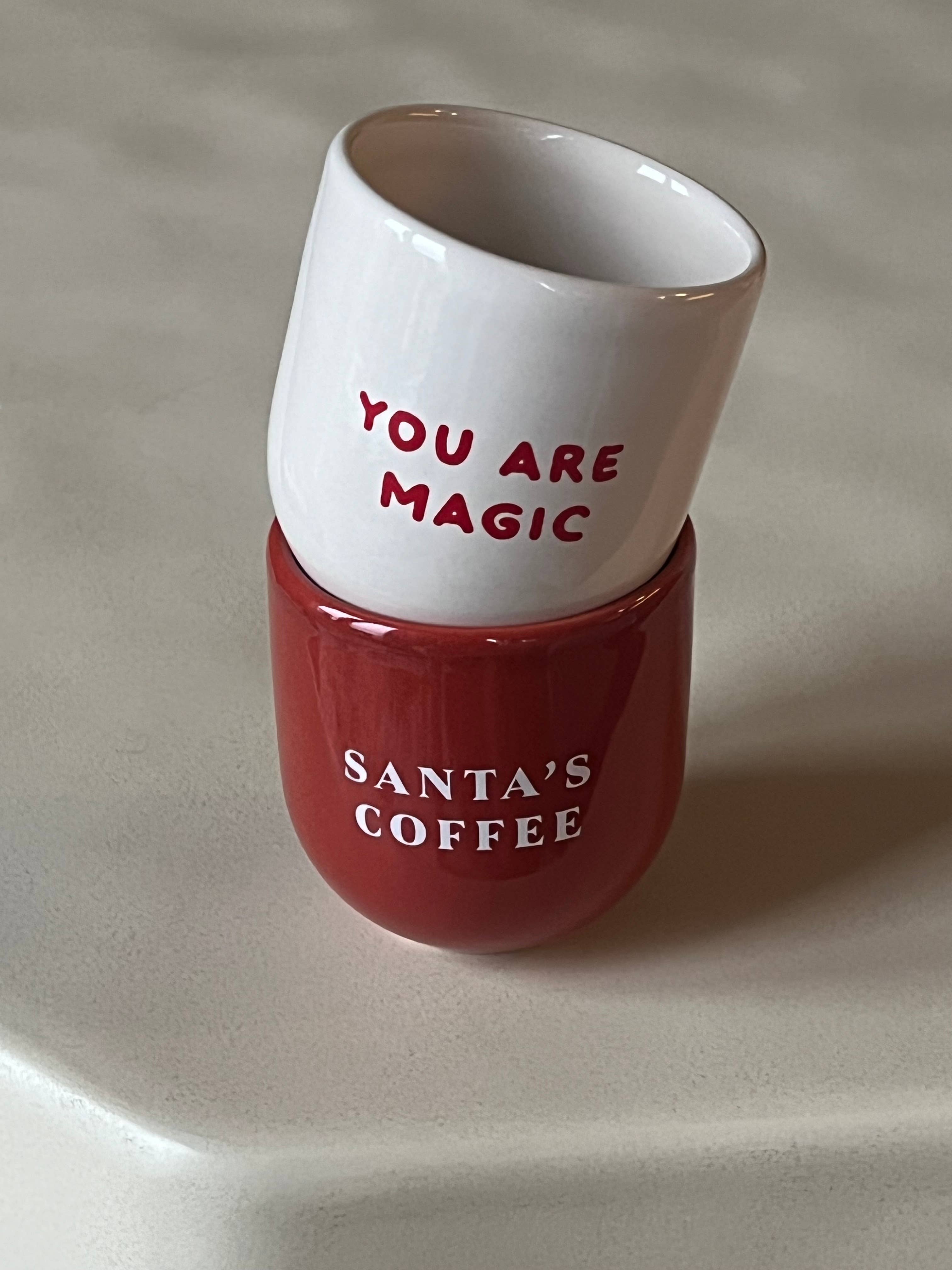 Sisi / 'YOU ARE MAGIC' Becher in weiß / rot