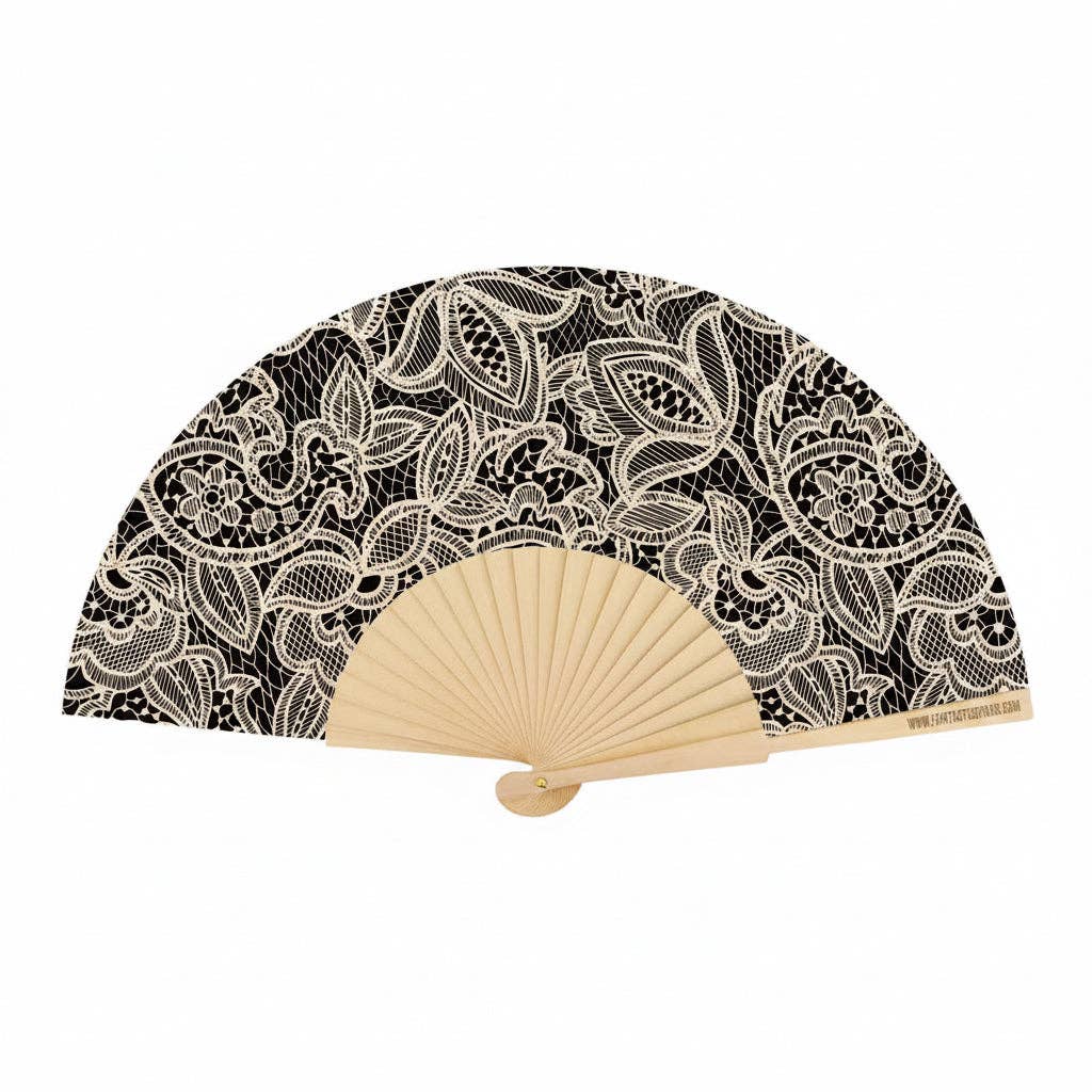 Fantastico Fans - Lace Dark 23cm Fächer
