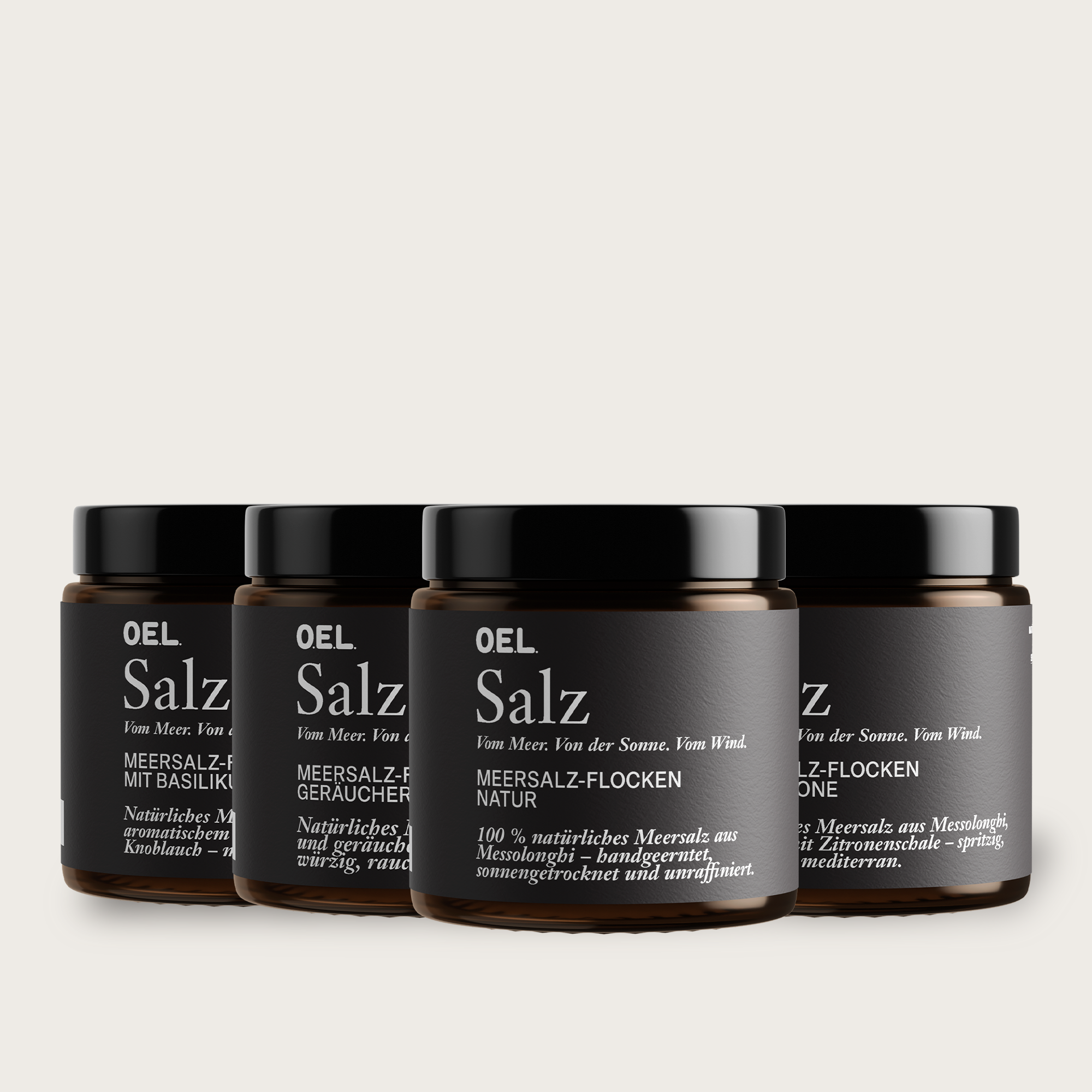 O.E.L. - Thalassa GmbH & Co. KG - OEL Salz Pyramiden Geräuchert & Scharf 60 g