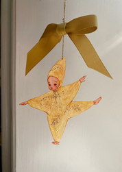 Tanzende Sternenkinder Scherenschnitt